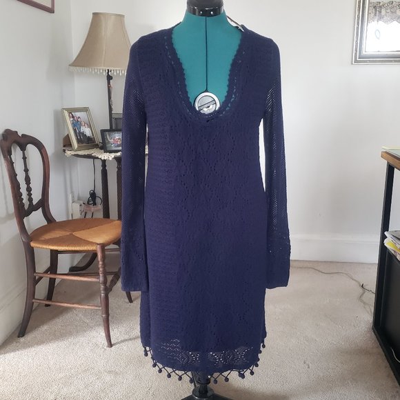 NWT LP Athena Sweater Dress in True Navy - Picture 2 of 6